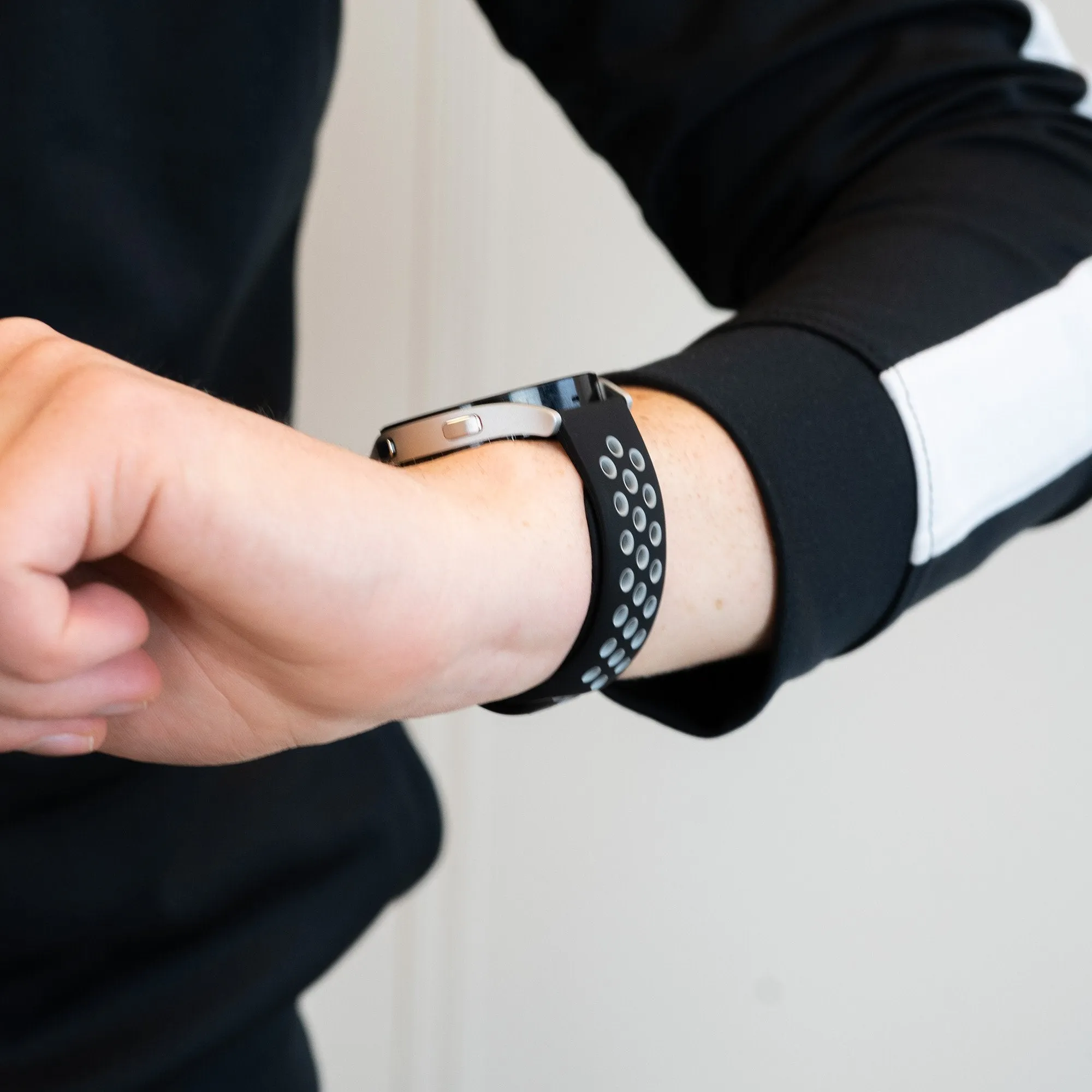 Editors Pick Bandz Redmi Watch 5 Active Sport Strap 'Deluxe' (Black/Grey)  Almost Gone!