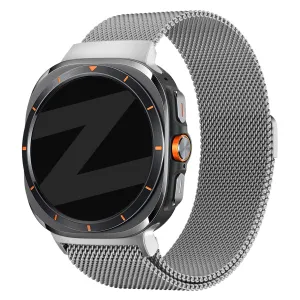 Editors Pick Bandz Samsung Galaxy Watch Ultra Milanese Loop Strap (Silver)  Today Only!