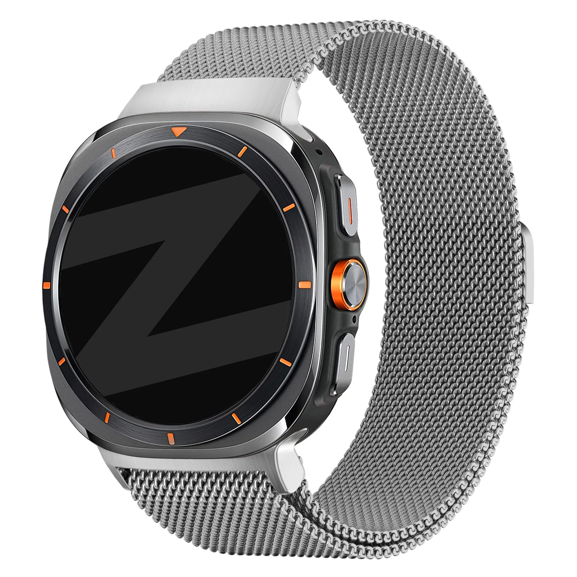 Editors Pick Bandz Samsung Galaxy Watch Ultra Milanese Loop Strap (Silver)  Today Only!