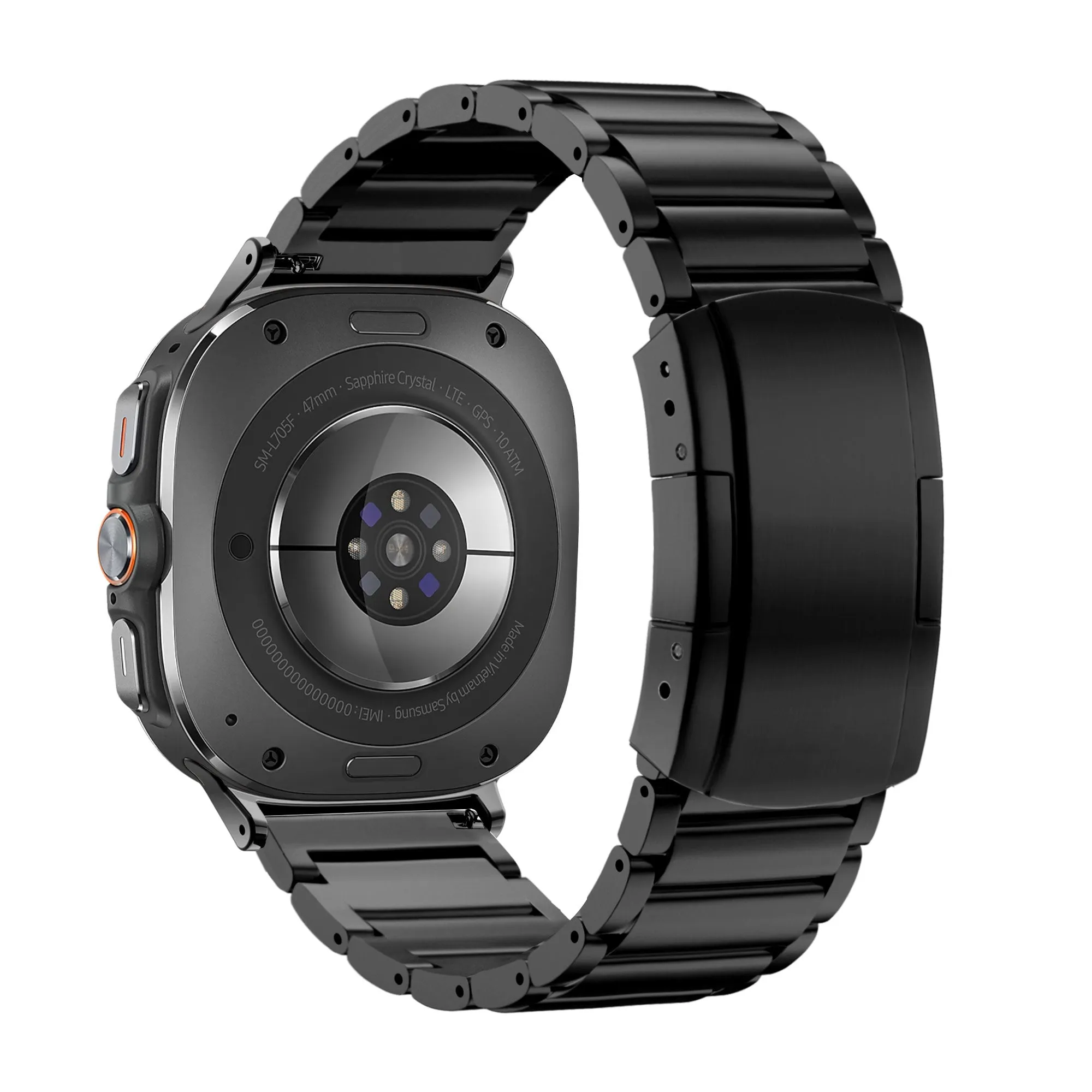 Editors Pick Bandz Samsung Galaxy Watch Ultra Titanium Strap 'Classic' (Black)  Limited Release!