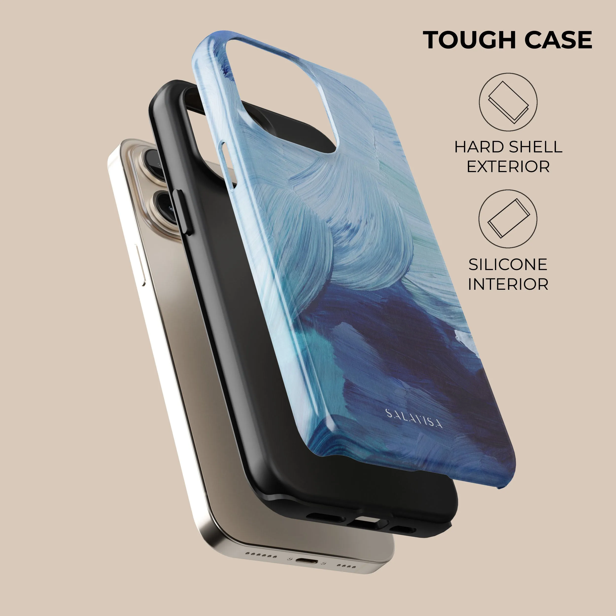 Editors Pick Blue Paint Phone Case  Almost Gone!