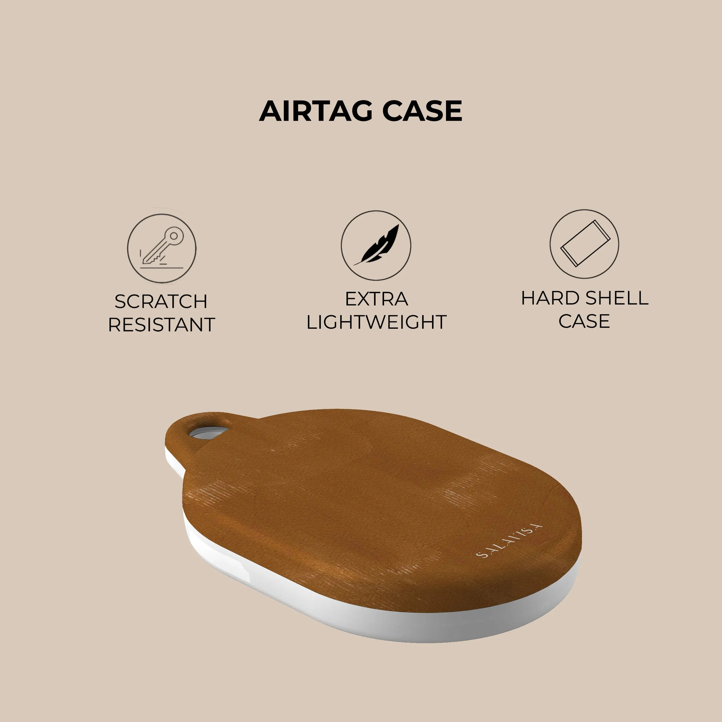 Editors Pick Brown Clay AirTag Holder  Dont Miss Out!