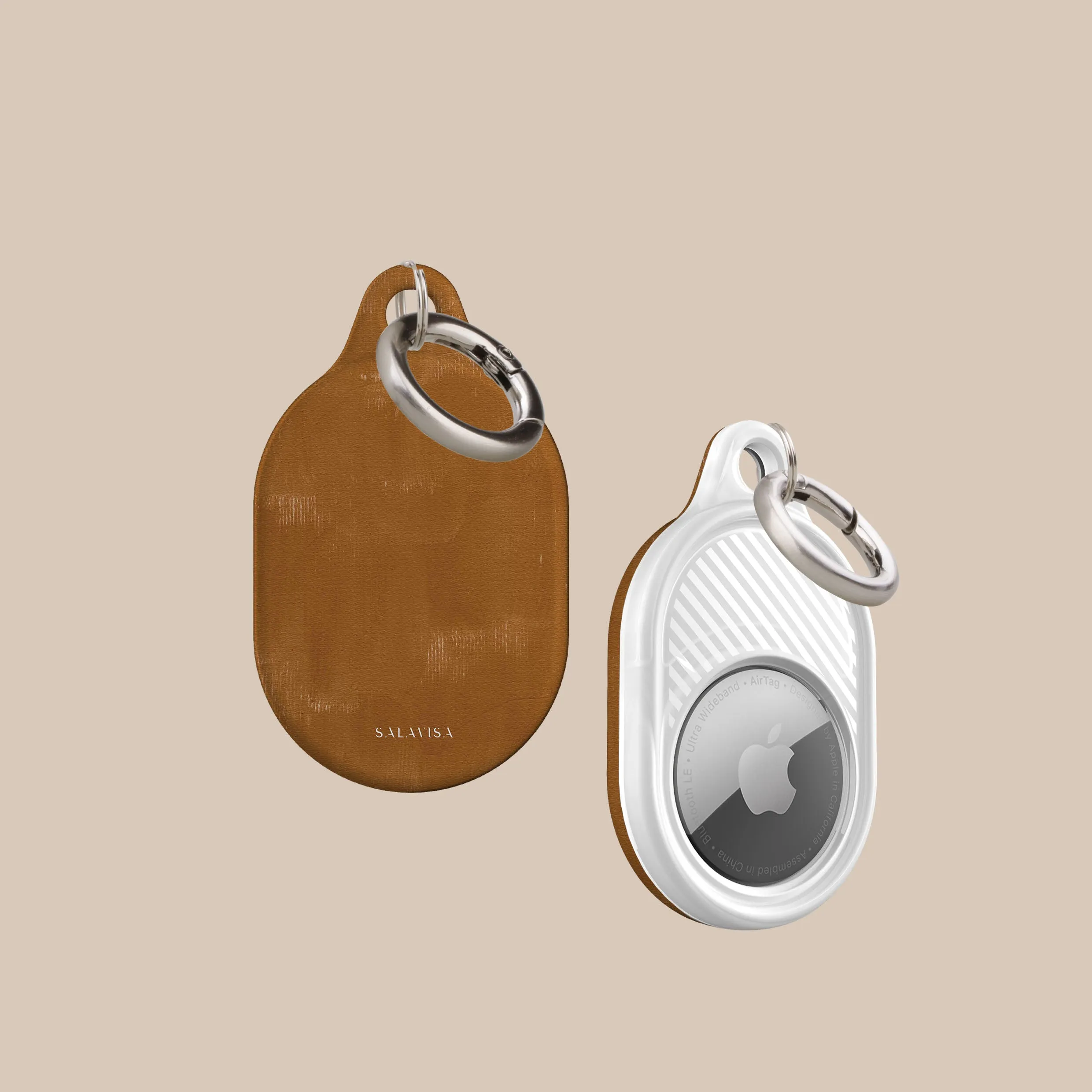 Editors Pick Brown Clay AirTag Holder  Dont Miss Out!