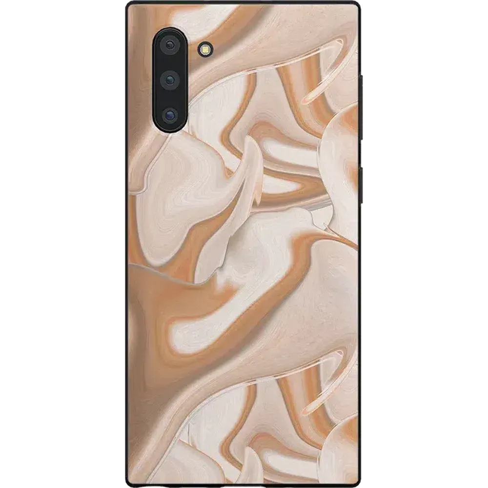 Editors Pick Caramel Delight | Marble Swirl Samsung Case  Stylish & Comfortable