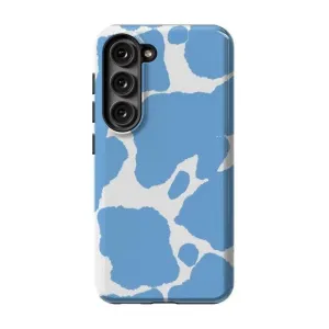 Editors Pick Current MOOd | Light Blue Cow Print Samsung Case  Last Few Pieces!