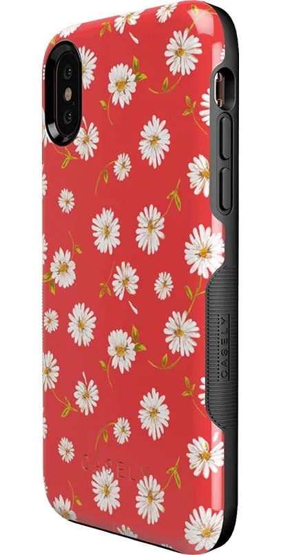Editors Pick Daisy Daydream | Red Coral Floral Case  Stylish & Comfortable