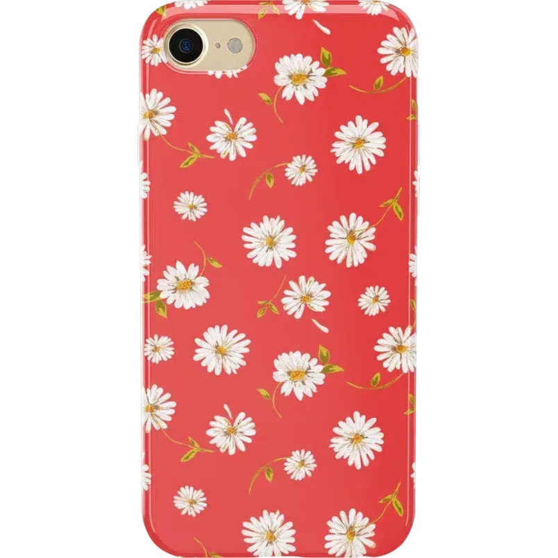 Editors Pick Daisy Daydream | Red Coral Floral Case  Stylish & Comfortable
