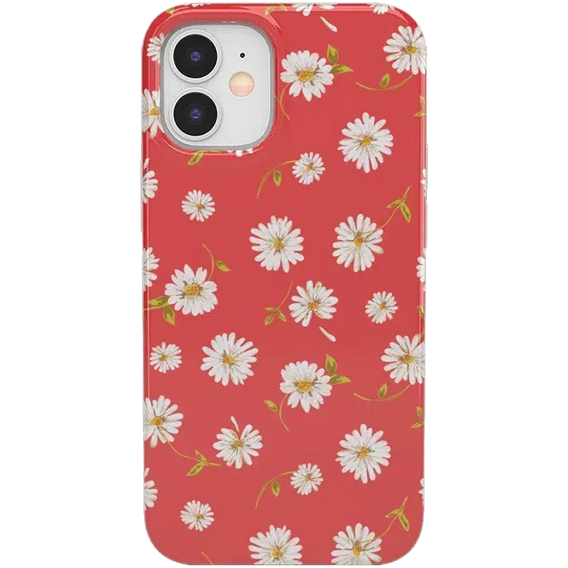 Editors Pick Daisy Daydream | Red Coral Floral Case  Stylish & Comfortable
