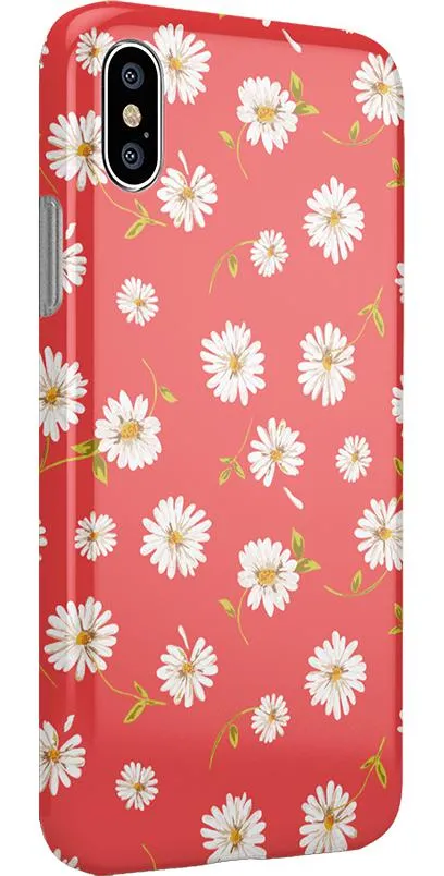 Editors Pick Daisy Daydream | Red Coral Floral Case  Stylish & Comfortable