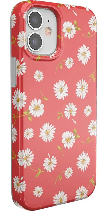 Editors Pick Daisy Daydream | Red Coral Floral Case  Stylish & Comfortable