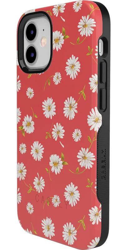 Editors Pick Daisy Daydream | Red Coral Floral Case  Stylish & Comfortable