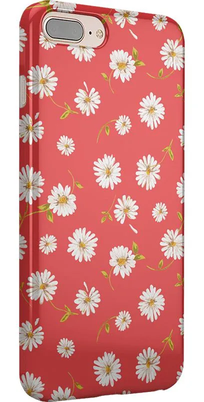 Editors Pick Daisy Daydream | Red Coral Floral Case  Stylish & Comfortable