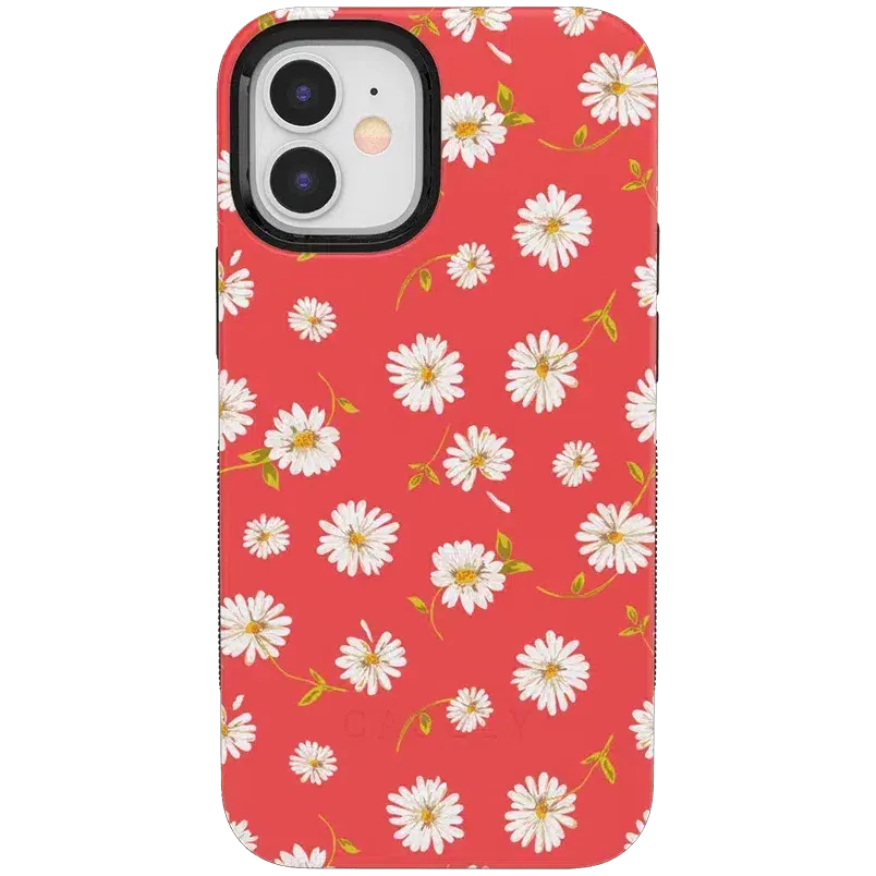 Editors Pick Daisy Daydream | Red Coral Floral Case  Stylish & Comfortable