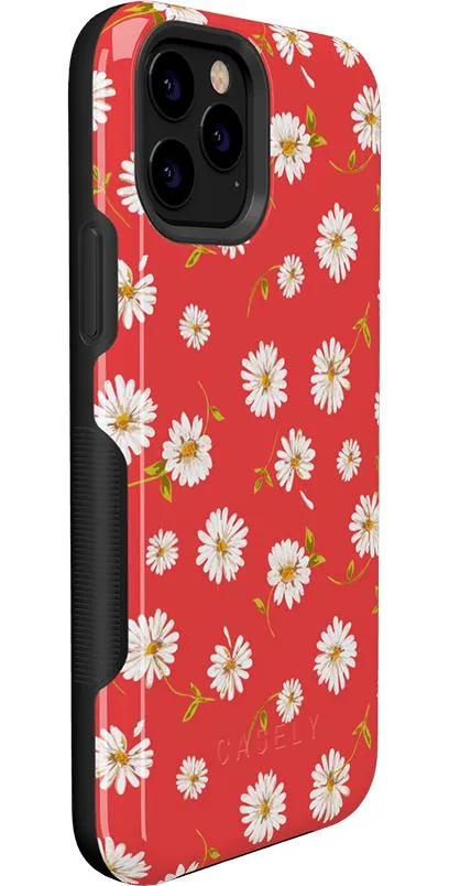 Editors Pick Daisy Daydream | Red Coral Floral Case  Stylish & Comfortable