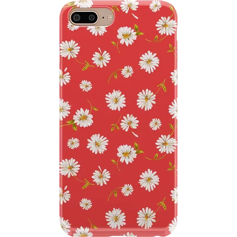Editors Pick Daisy Daydream | Red Coral Floral Case  Stylish & Comfortable