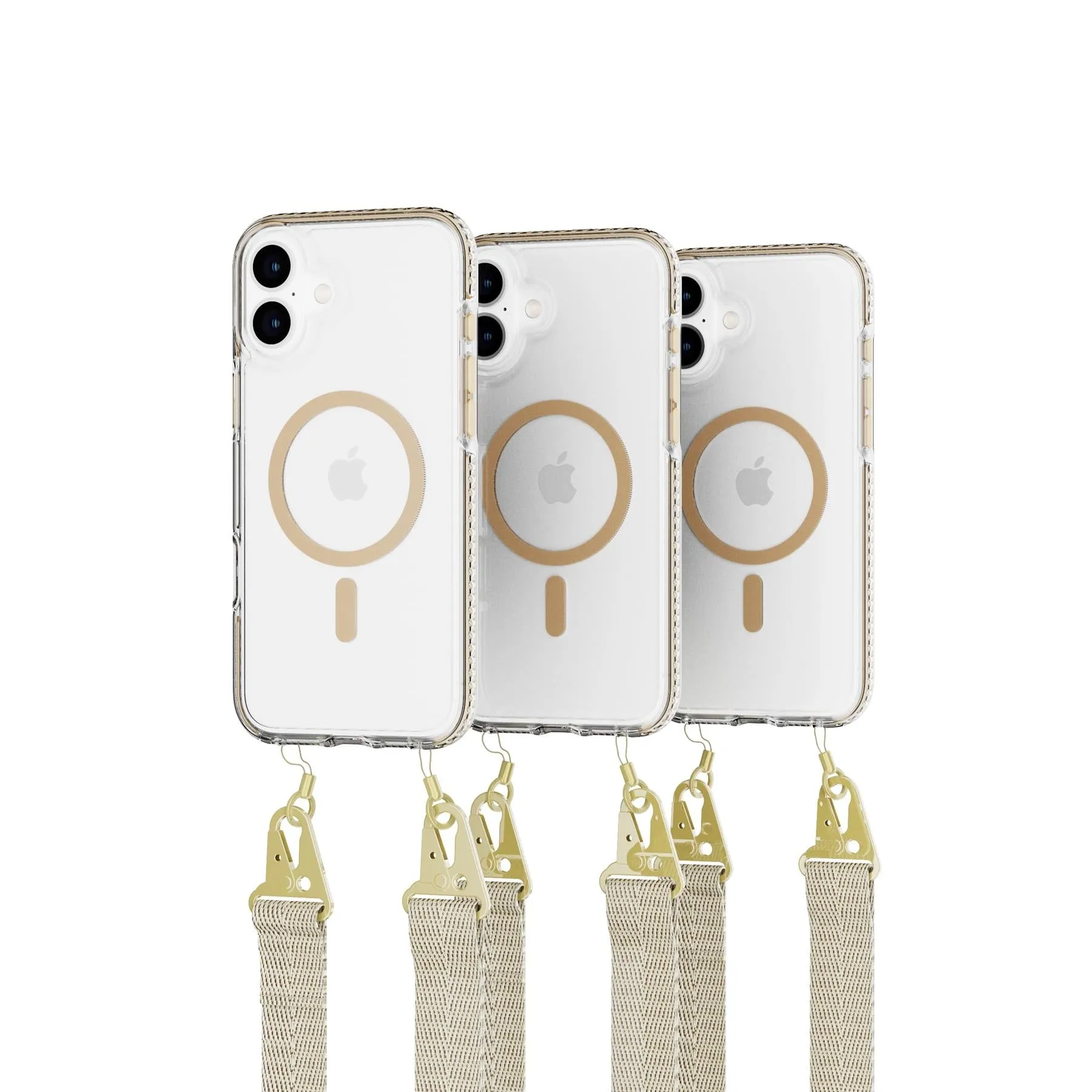 Editors Pick EvoCrystal - Apple iPhone 16 Plus Case with Cross-Body - Gold  Dont Miss Out!