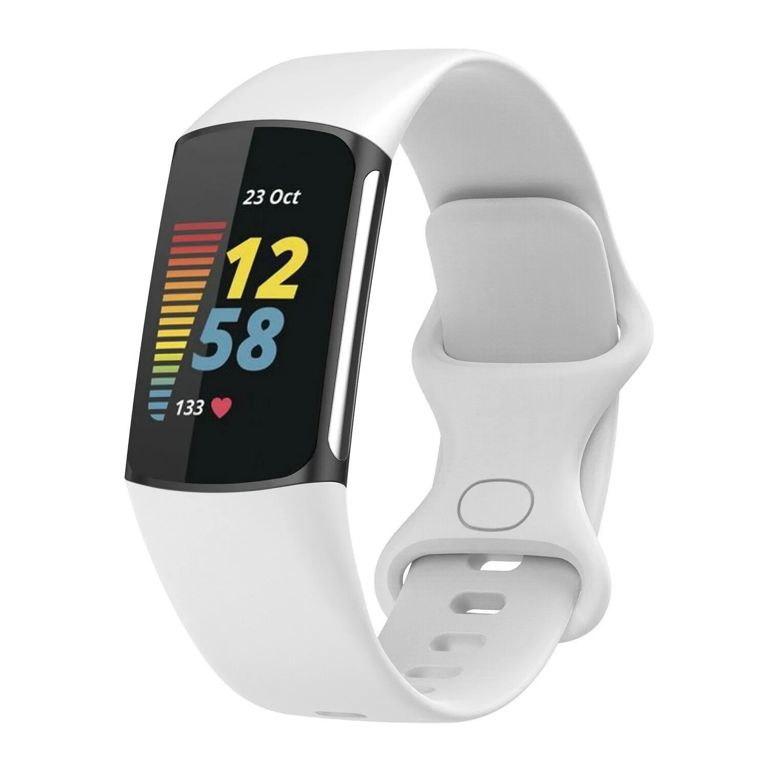 Editors Pick Fitbit Charge 6 Silicone Strap (White)  Limited Stock!