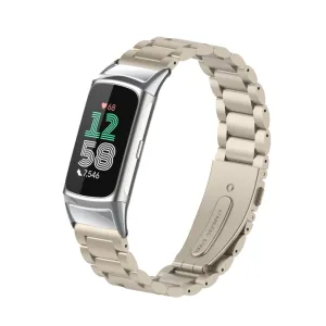 Editors Pick Fitbit Charge 6 Steel Strap (Starlight)  Limited Availability!