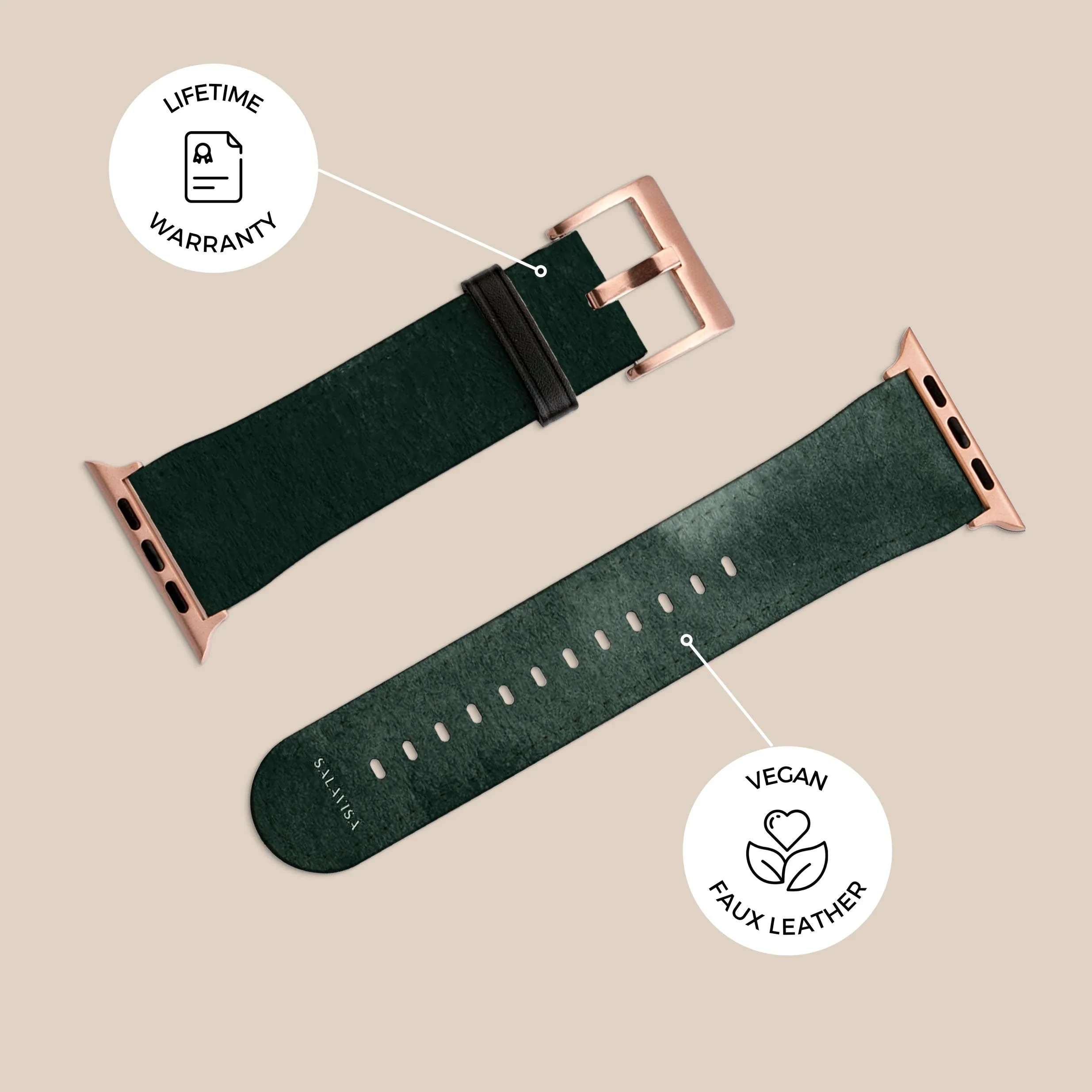 Editors Pick Forest Green Watercolor Apple Watch Band  Today Only!
