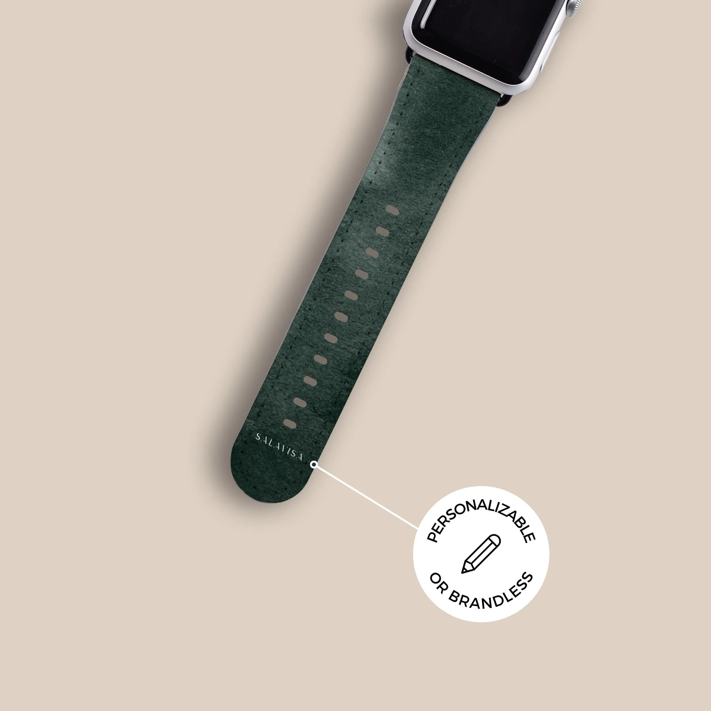 Editors Pick Forest Green Watercolor Apple Watch Band  Today Only!