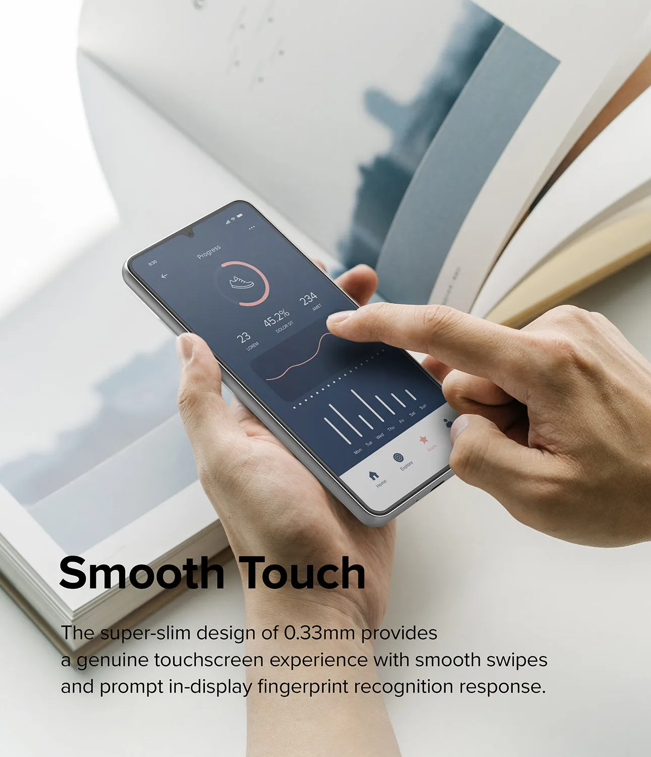 Editors Pick Galaxy A33 5G Screen Protector [2P] | Invisible Defender  Stylish & Comfortable