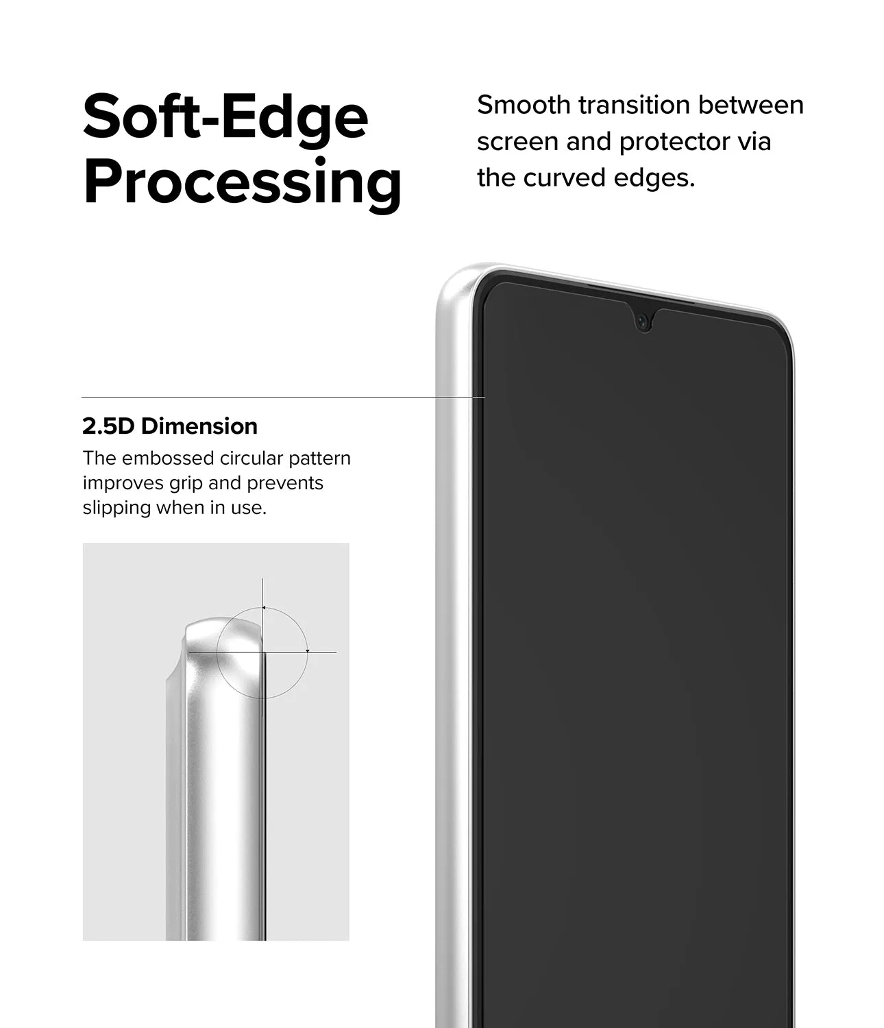 Editors Pick Galaxy A33 5G Screen Protector [2P] | Invisible Defender  Stylish & Comfortable