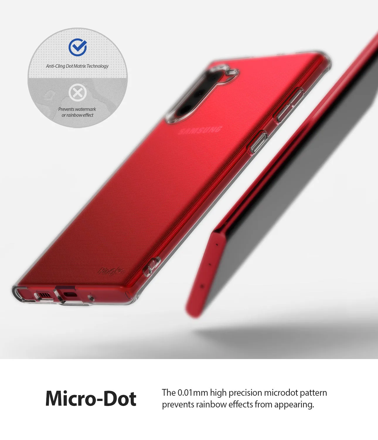 Editors Pick Galaxy Note 10 Case | Air - Clear (Dot)  Last Few Pieces!