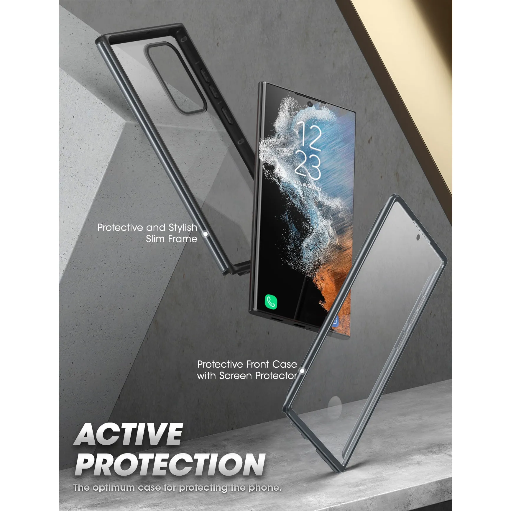 Editors Pick Galaxy S22 Ultra Unicorn Beetle EDGE XT Bumper Case-Black  Today Only!