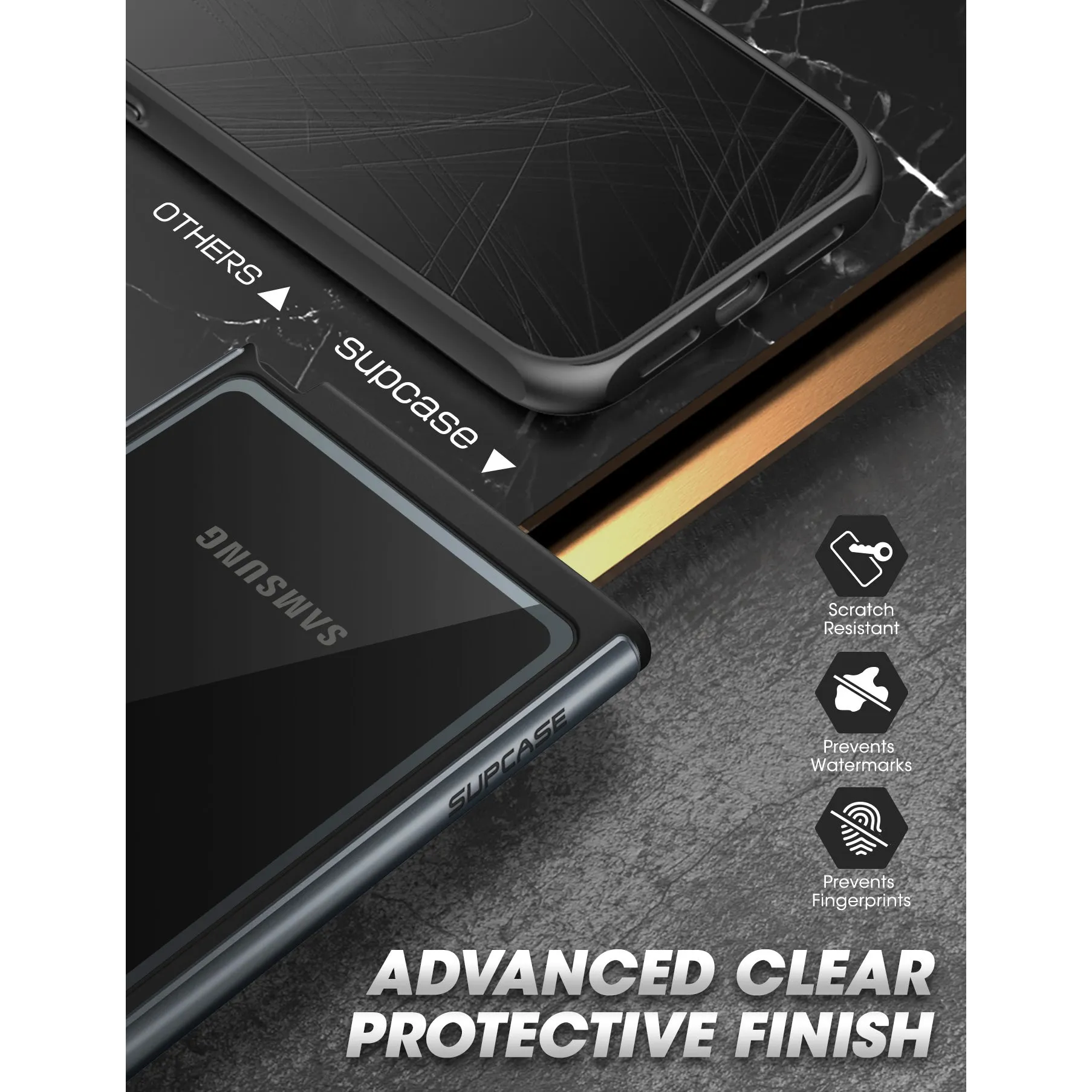 Editors Pick Galaxy S22 Ultra Unicorn Beetle EDGE XT Bumper Case-Black  Today Only!