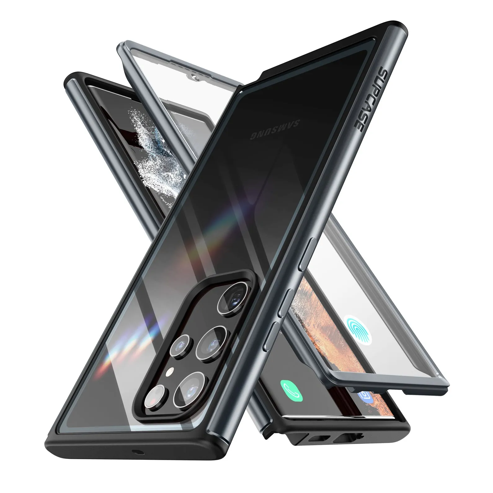 Editors Pick Galaxy S22 Ultra Unicorn Beetle EDGE XT Bumper Case-Black  Today Only!