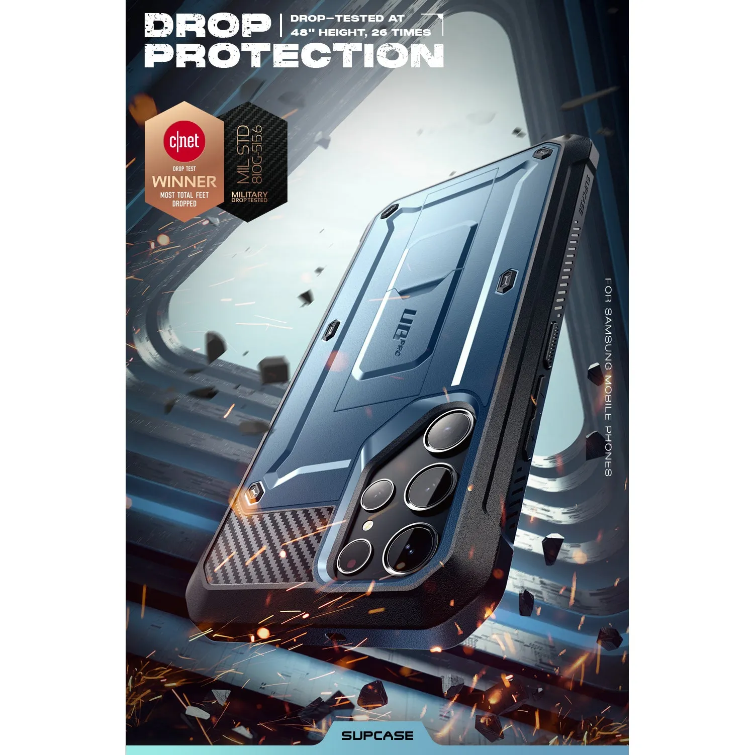 Editors Pick Galaxy S23 Ultra Unicorn Beetle PRO Screen Protector Case-Metallic Blue  Dont Miss Out!