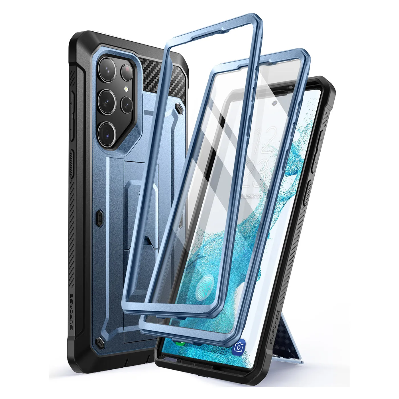 Editors Pick Galaxy S23 Ultra Unicorn Beetle PRO Screen Protector Case-Metallic Blue  Dont Miss Out!