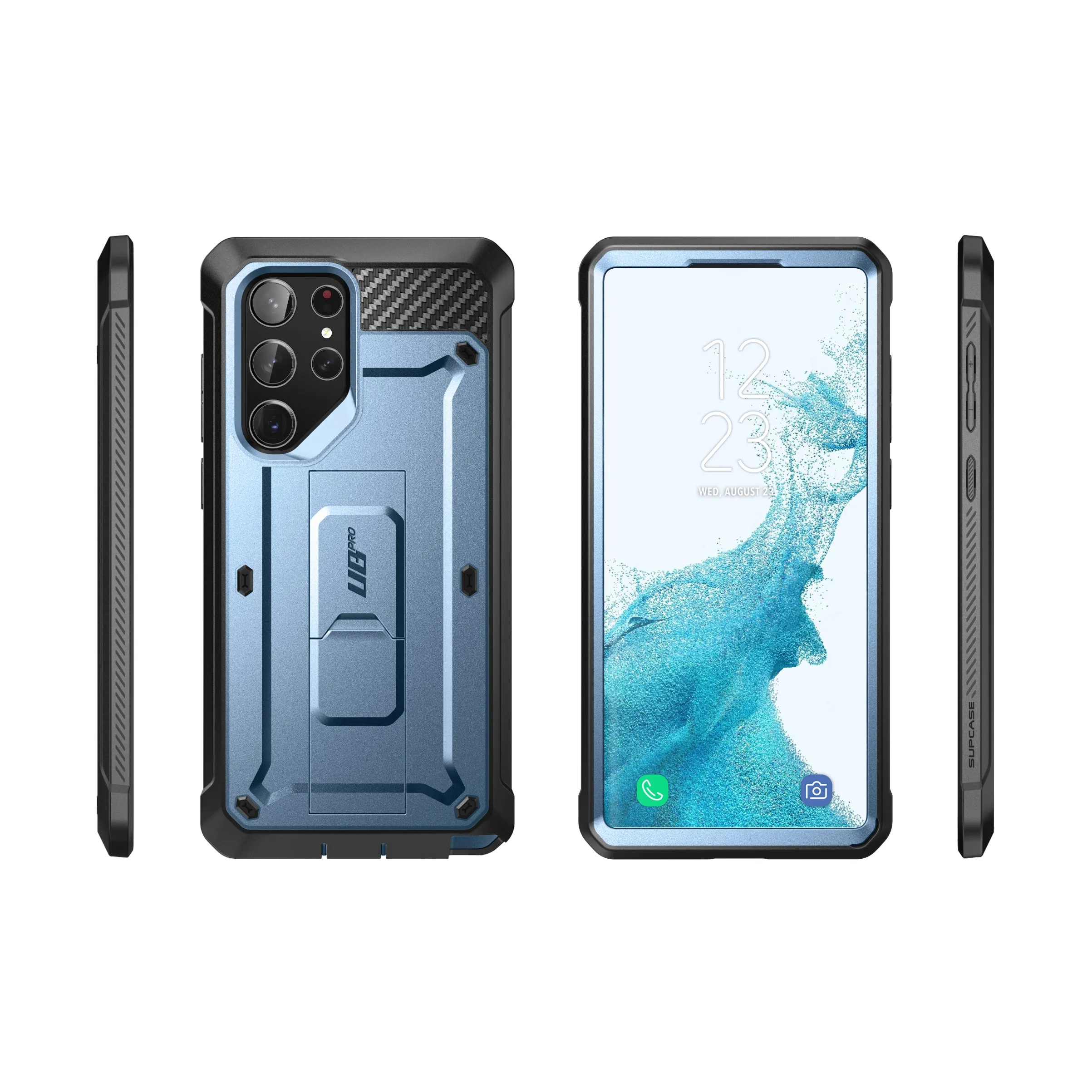 Editors Pick Galaxy S23 Ultra Unicorn Beetle PRO Screen Protector Case-Metallic Blue  Dont Miss Out!