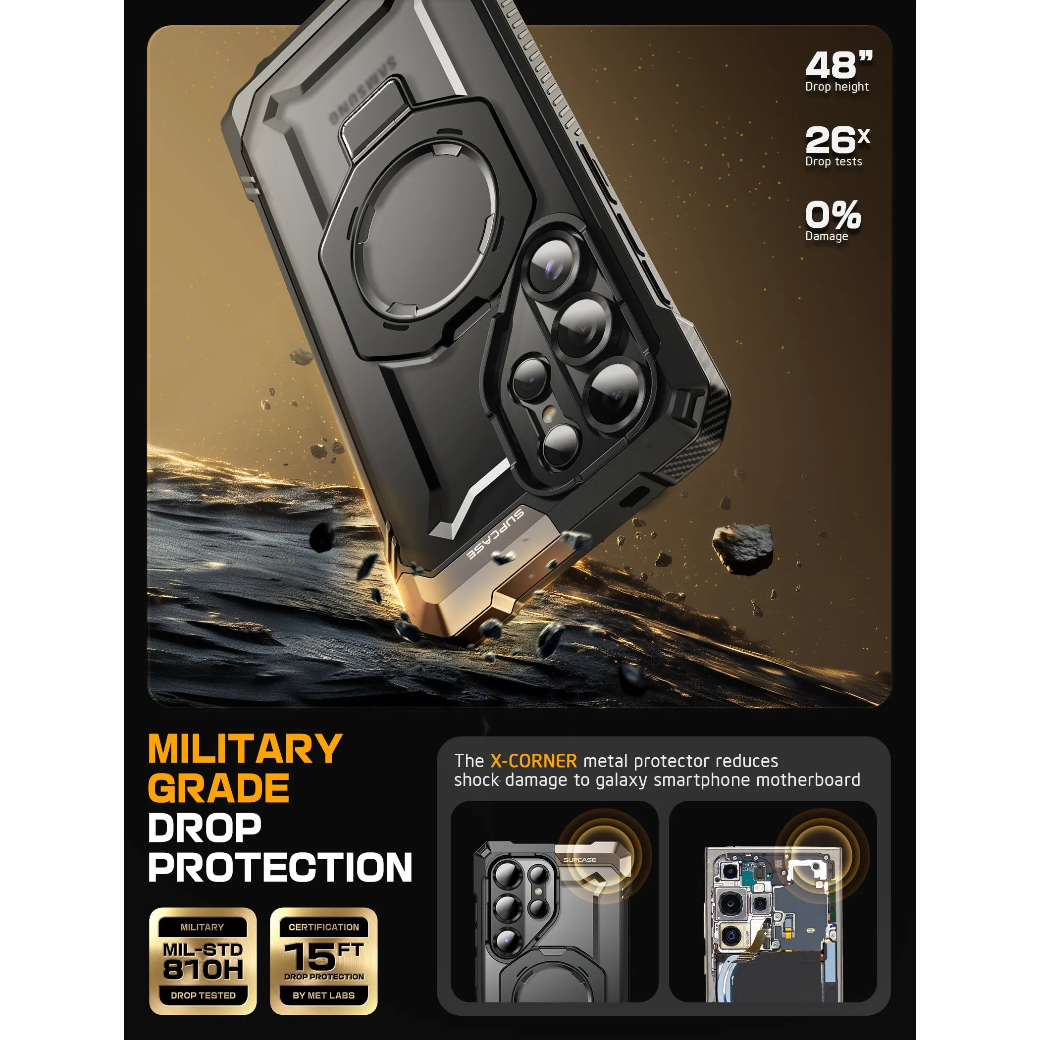 Editors Pick Galaxy S25 Ultra UB Grip MagSafe Phone Case-Black  Ends Soon!