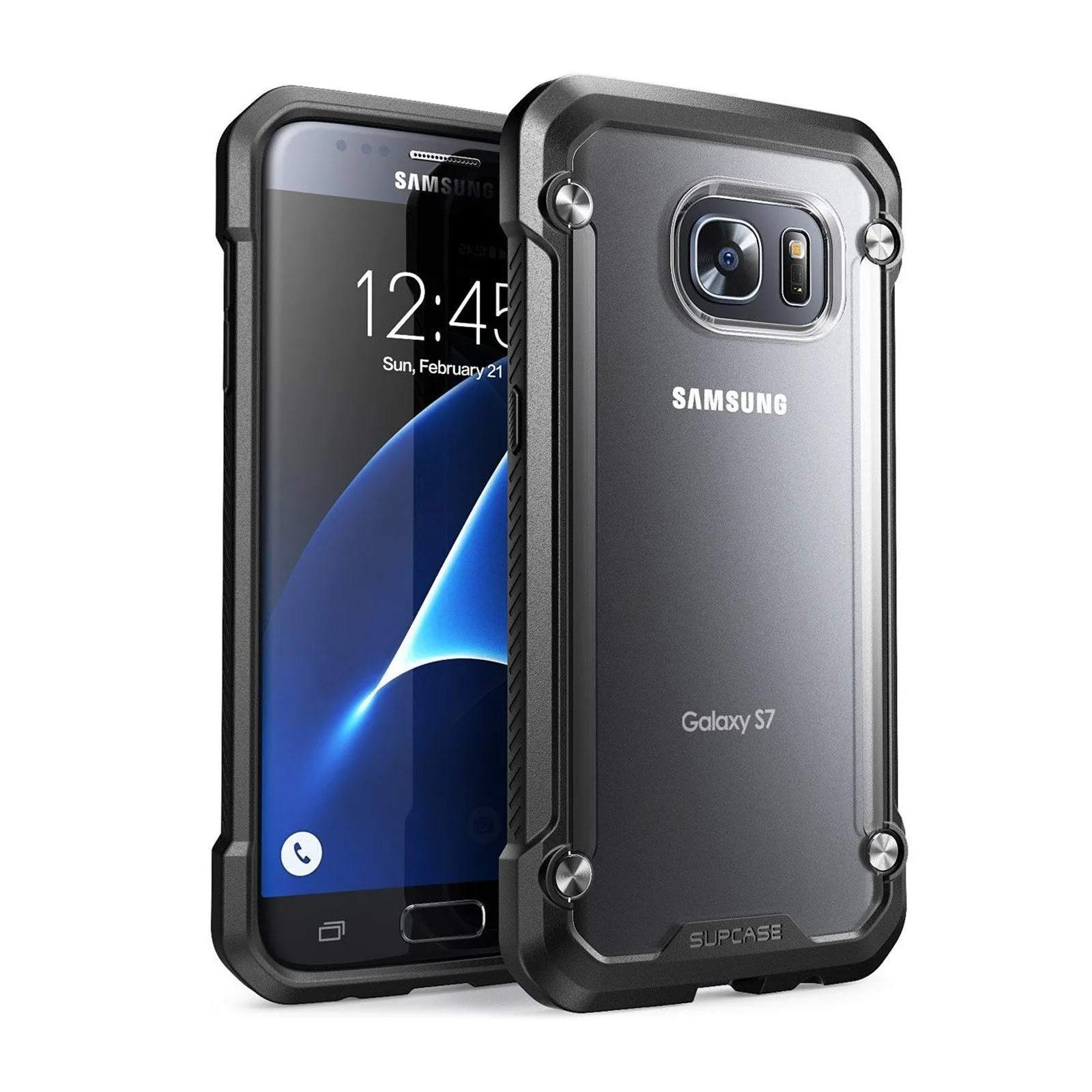 Editors Pick Galaxy S7 Unicorn Beetle Hybrid Protective Bumper Case-Frost  Limited Release!