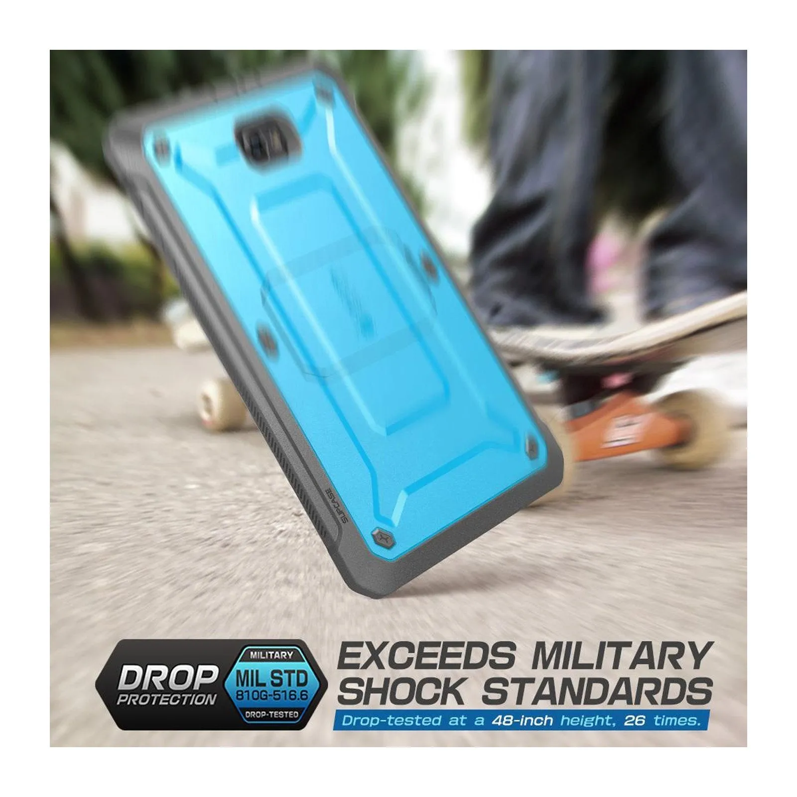 Editors Pick Galaxy Tab A 10.1 inch (2016) Unicorn Beetle Pro Full-Body Protective Case-Blue  Ends Soon!