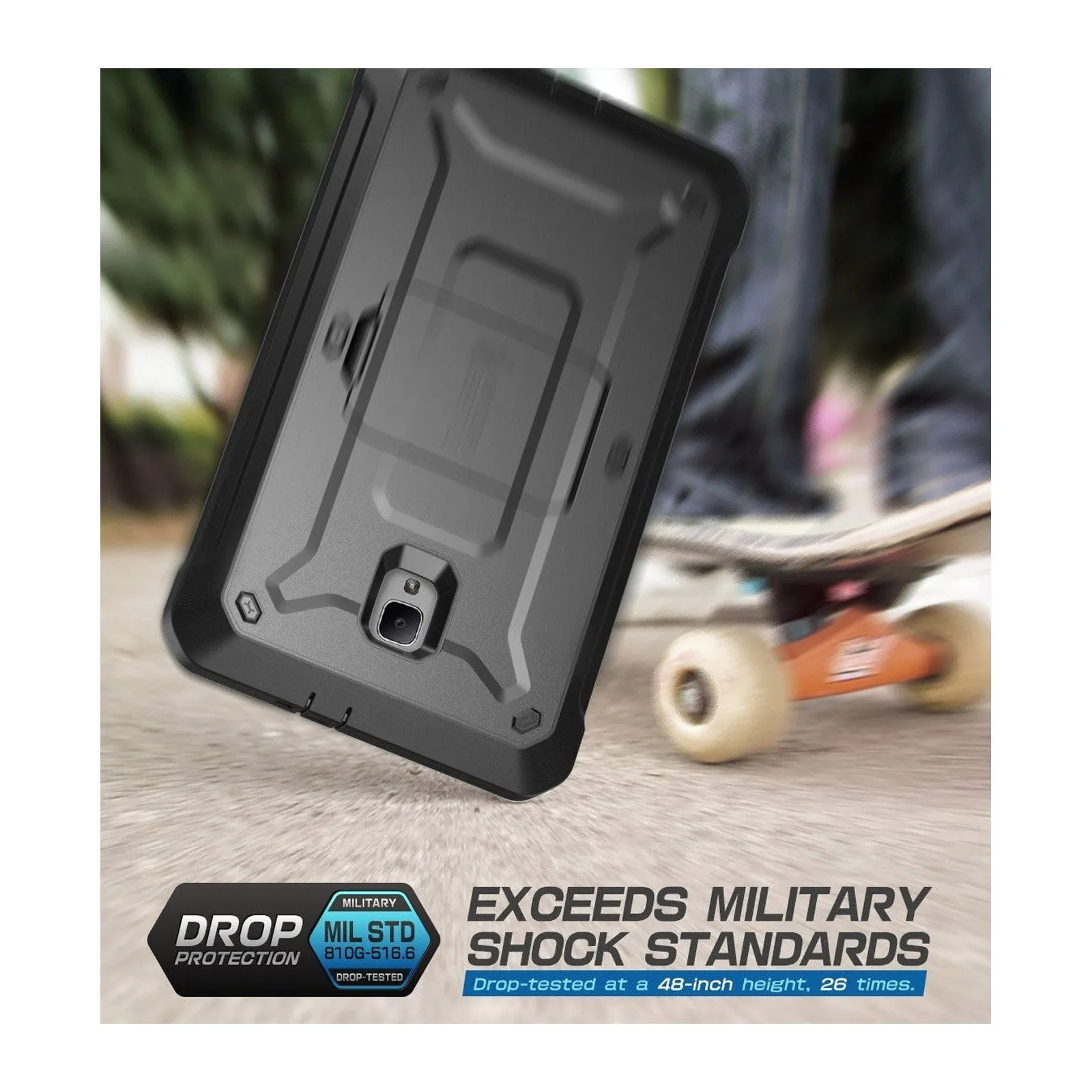 Editors Pick Galaxy Tab A 8.0 inch (2017) Unicorn Beetle Pro Rugged Case with Screen Protector and Kickstand-Black  Almost Sold Out!