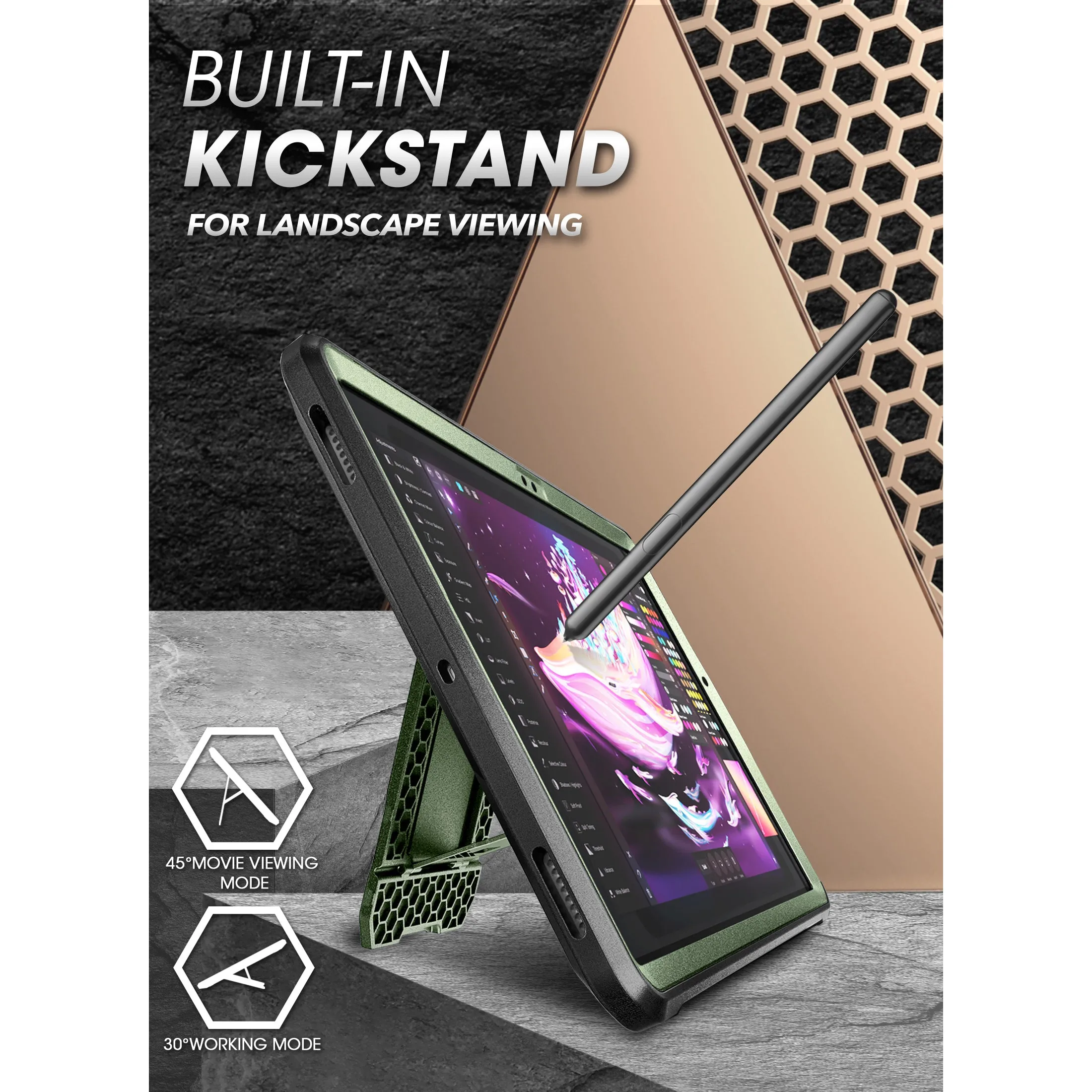 Editors Pick Galaxy Tab A8 10.5 inch (2022) Unicorn Beetle PRO Full-Body Case-Dark Green  Dont Miss Out!