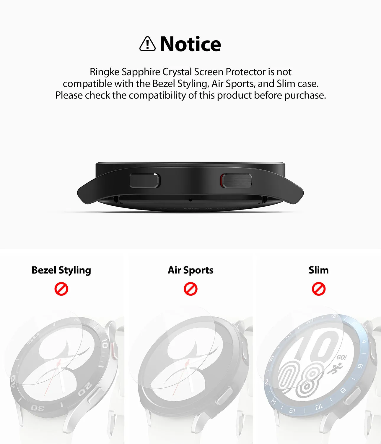 Editors Pick Galaxy Watch 5/4 44mm Screen Protector | Sapphire Crystal Glass  Almost Gone!