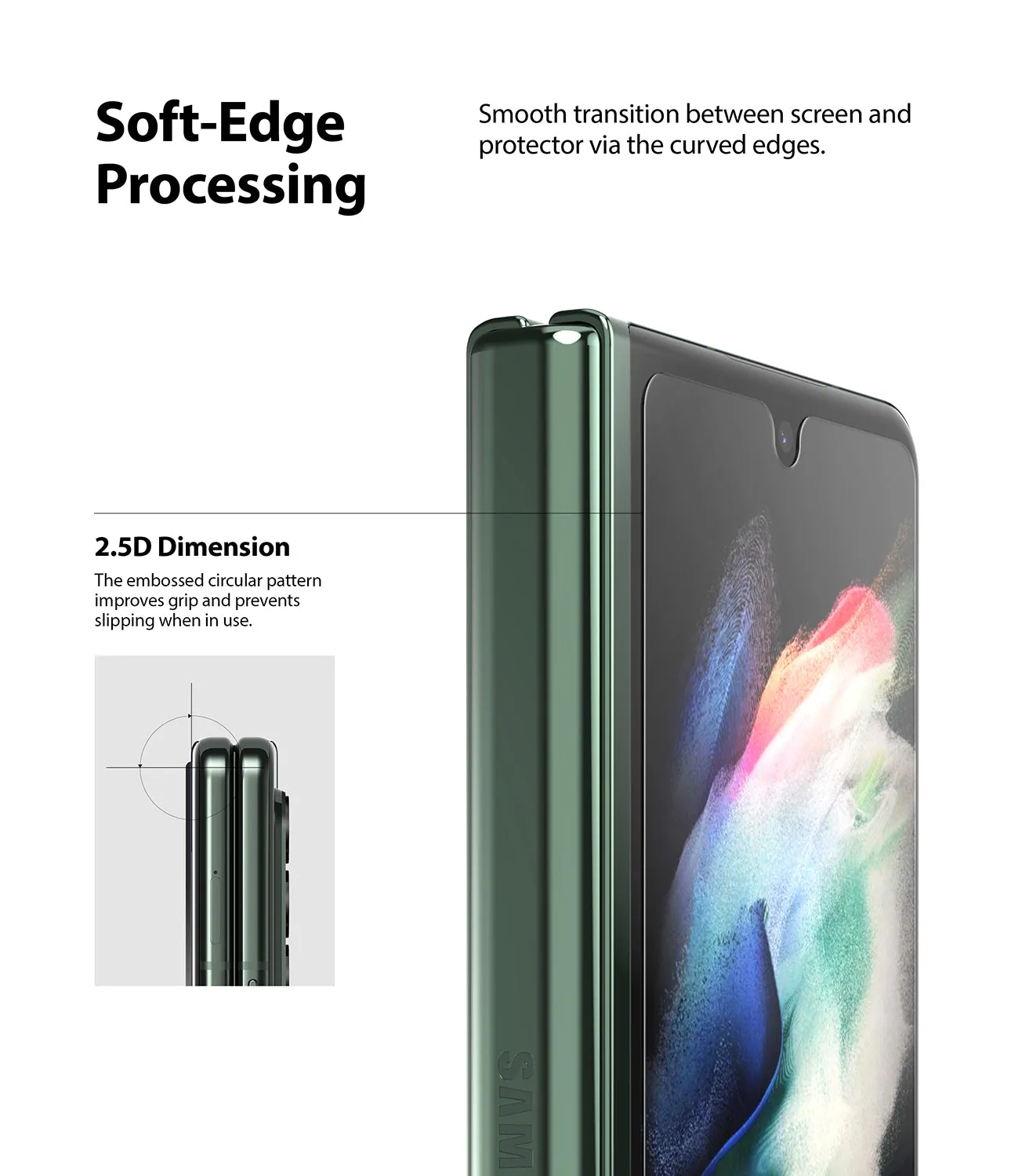 Editors Pick Galaxy Z Fold 3 Screen Protector | Cover Display Glass  Ends Soon!
