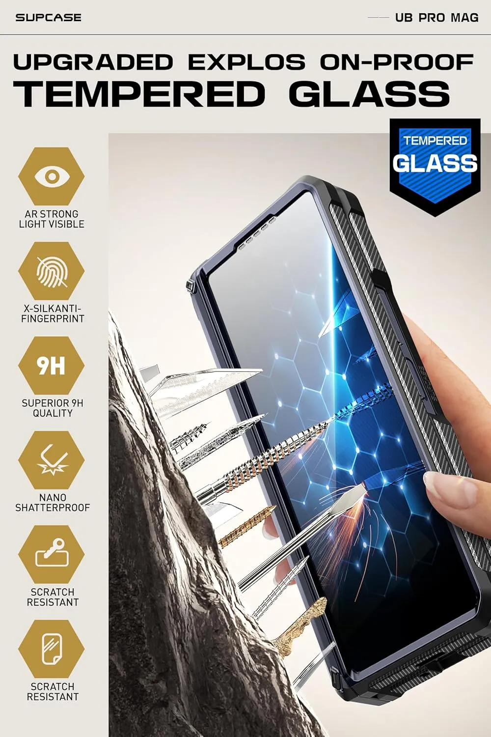 Editors Pick Galaxy Z Fold6 Unicorn Beetle PRO Mag Rugged Case - Dark Blue  Almost Sold Out!