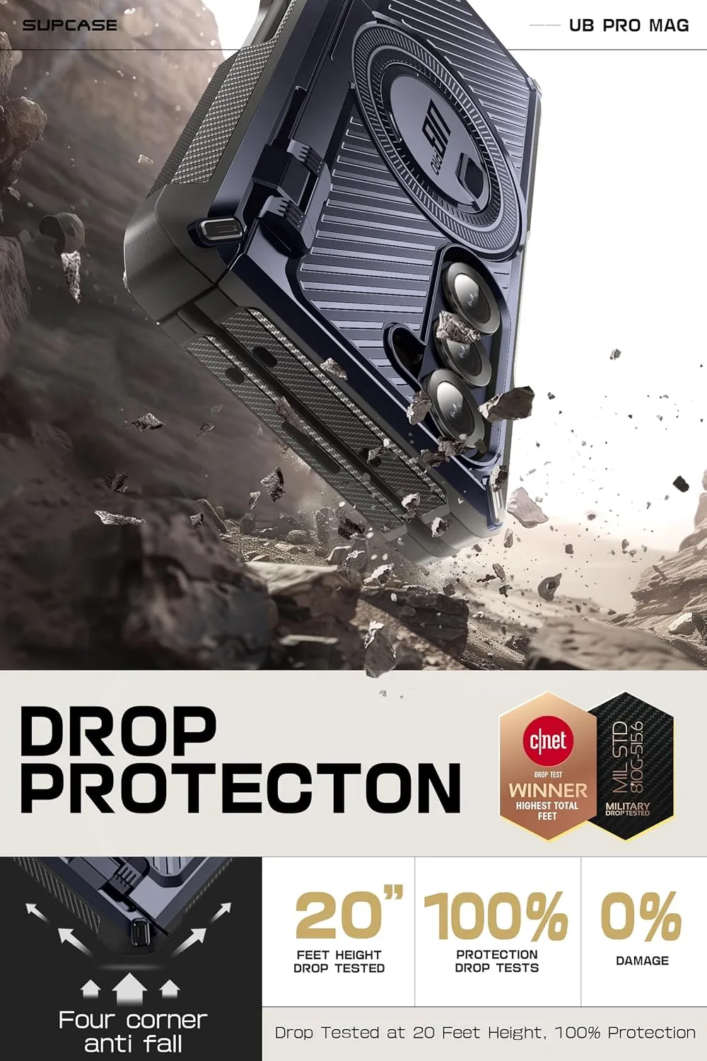 Editors Pick Galaxy Z Fold6 Unicorn Beetle PRO Mag Rugged Case - Dark Blue  Almost Sold Out!