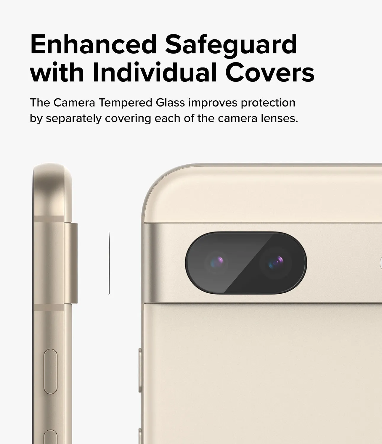 Editors Pick Google Pixel 8a Camera Lens Protector | Glass (3 Pack)  Going Fast!
