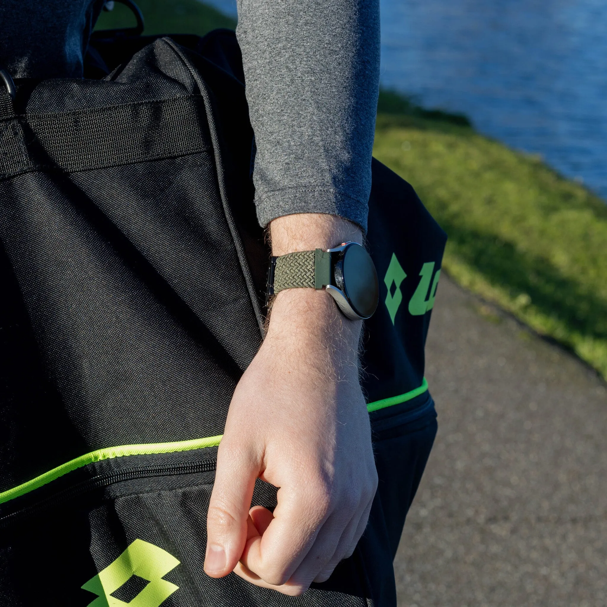 Editors Pick Huawei Watch 3 (Pro) Braided Strap with P-Buckle (Green)  Almost Sold Out!