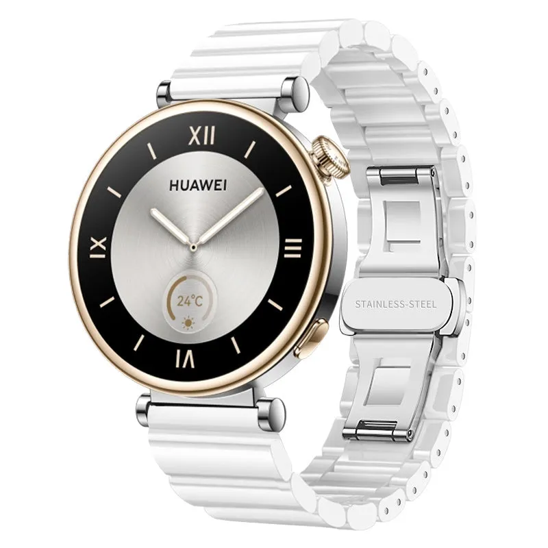 Editors Pick Huawei Watch 5 - 42mm One Bead Ceramic Strap (White)  Last Few Pieces!