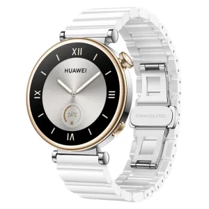 Editors Pick Huawei Watch 5 - 42mm One Bead Ceramic Strap (White)  Last Few Pieces!