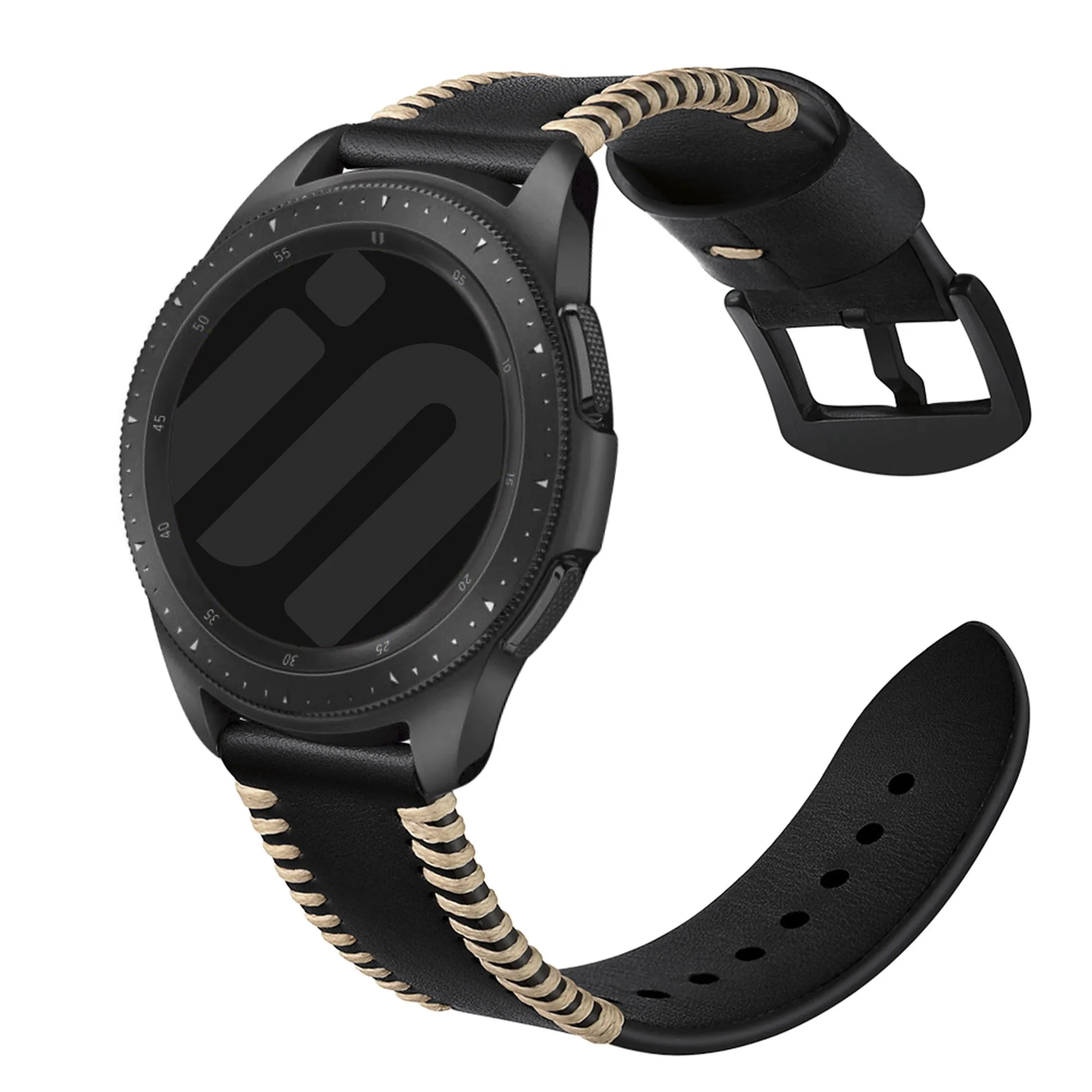 Editors Pick Huawei Watch Ultimate Stitched Leather Strap (Black)  Going Fast!