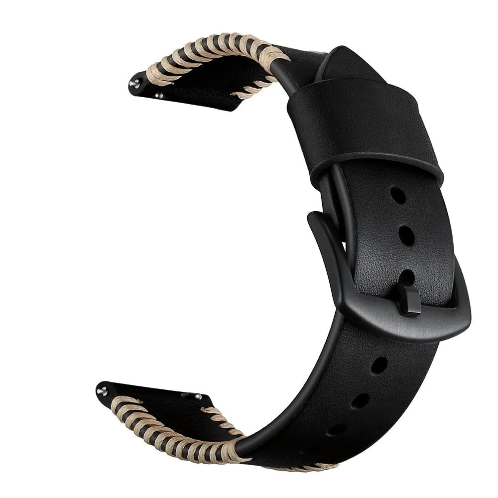 Editors Pick Huawei Watch Ultimate Stitched Leather Strap (Black)  Going Fast!