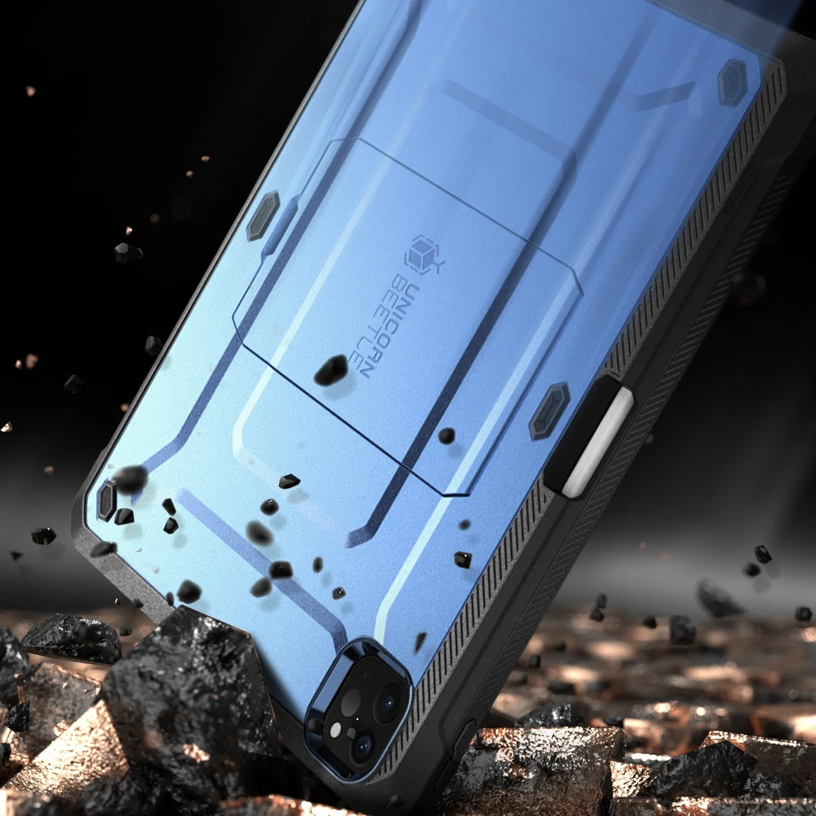 Editors Pick iPad Pro 11 Inch (2020) Unicorn Beetle Pro Rugged Case-Metallic Blue  Limited Availability!
