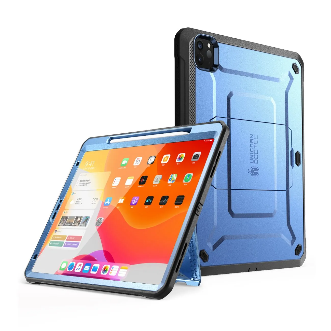 Editors Pick iPad Pro 11 Inch (2020) Unicorn Beetle Pro Rugged Case-Metallic Blue  Limited Availability!
